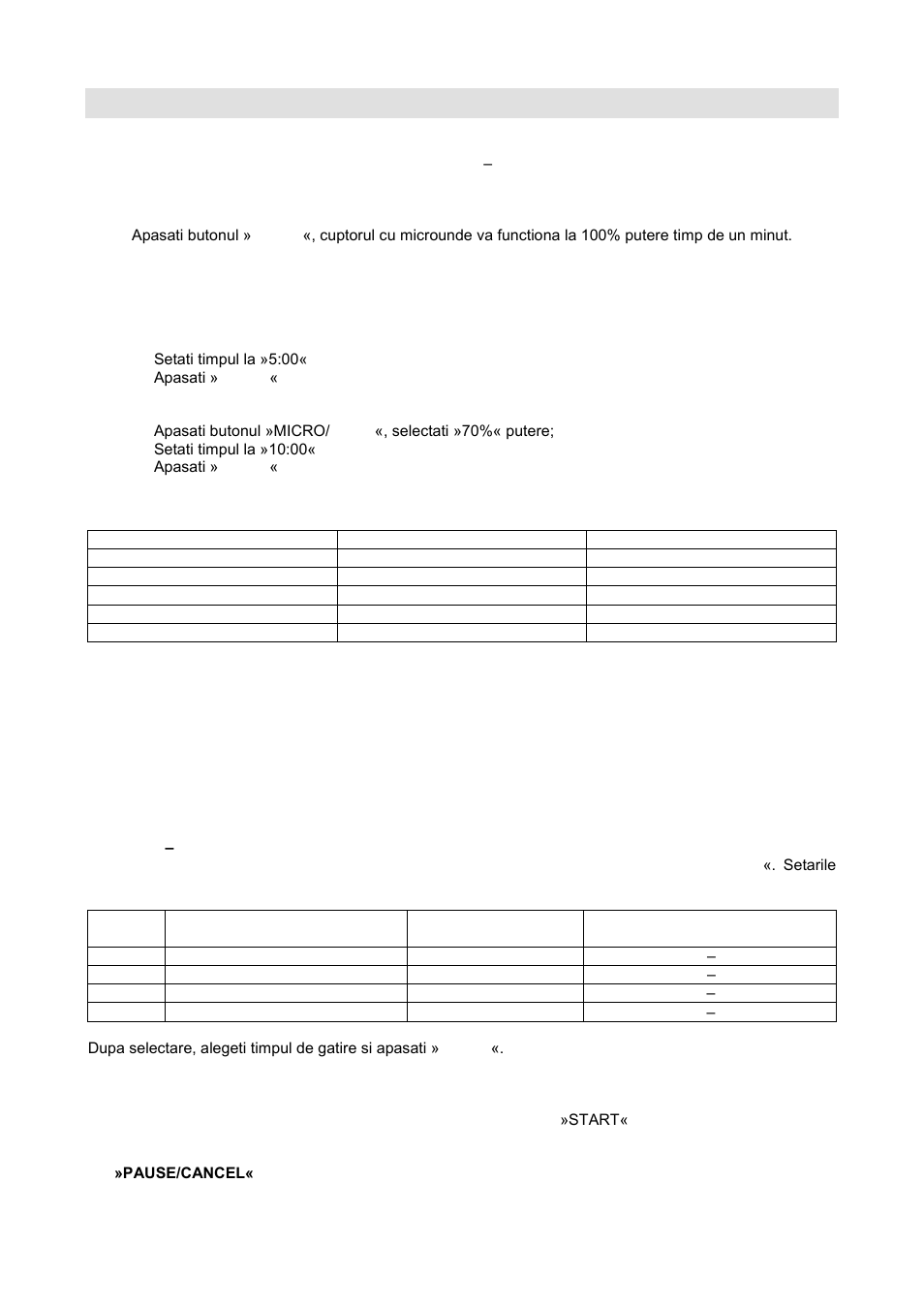 Instructiuni de funtionare | Gorenje GMO-20 DGB User Manual | Page 65 / 152