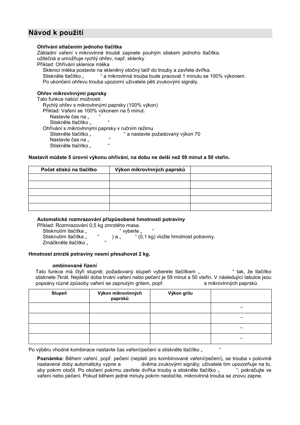 Návod k pouņití | Gorenje GMO-20 DGB User Manual | Page 77 / 152