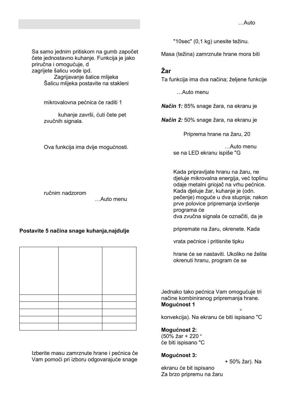 Uputstva za upravljanje | Gorenje GMO-24 DCS User Manual | Page 14 / 177