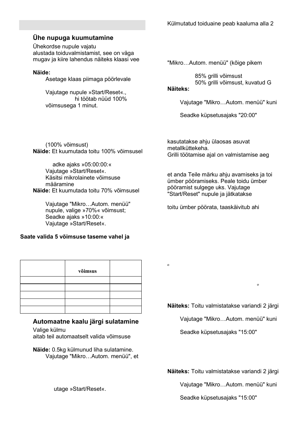 Kasutusjuhend, Micro | Gorenje GMO-24 DCS User Manual | Page 175 / 177