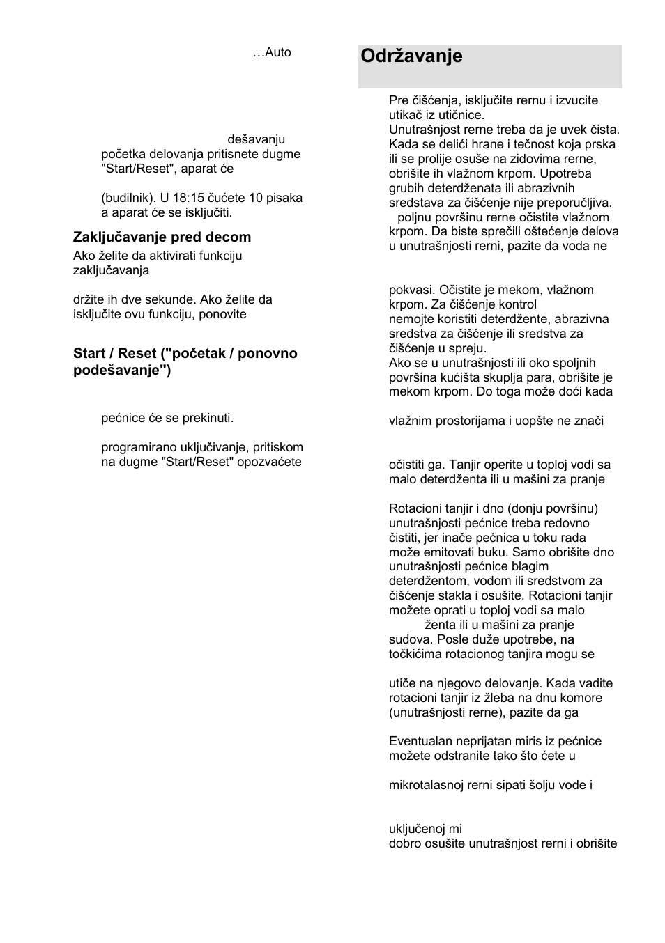 Odrņavanje mikrotalasne rerne | Gorenje GMO-24 DCS User Manual | Page 23 / 177