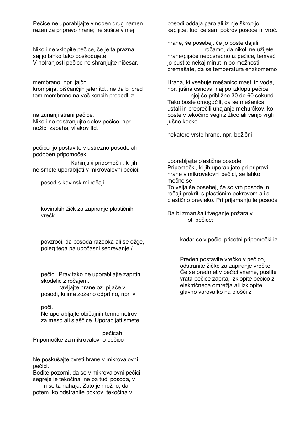 Gorenje GMO-24 DCS User Manual | Page 5 / 177