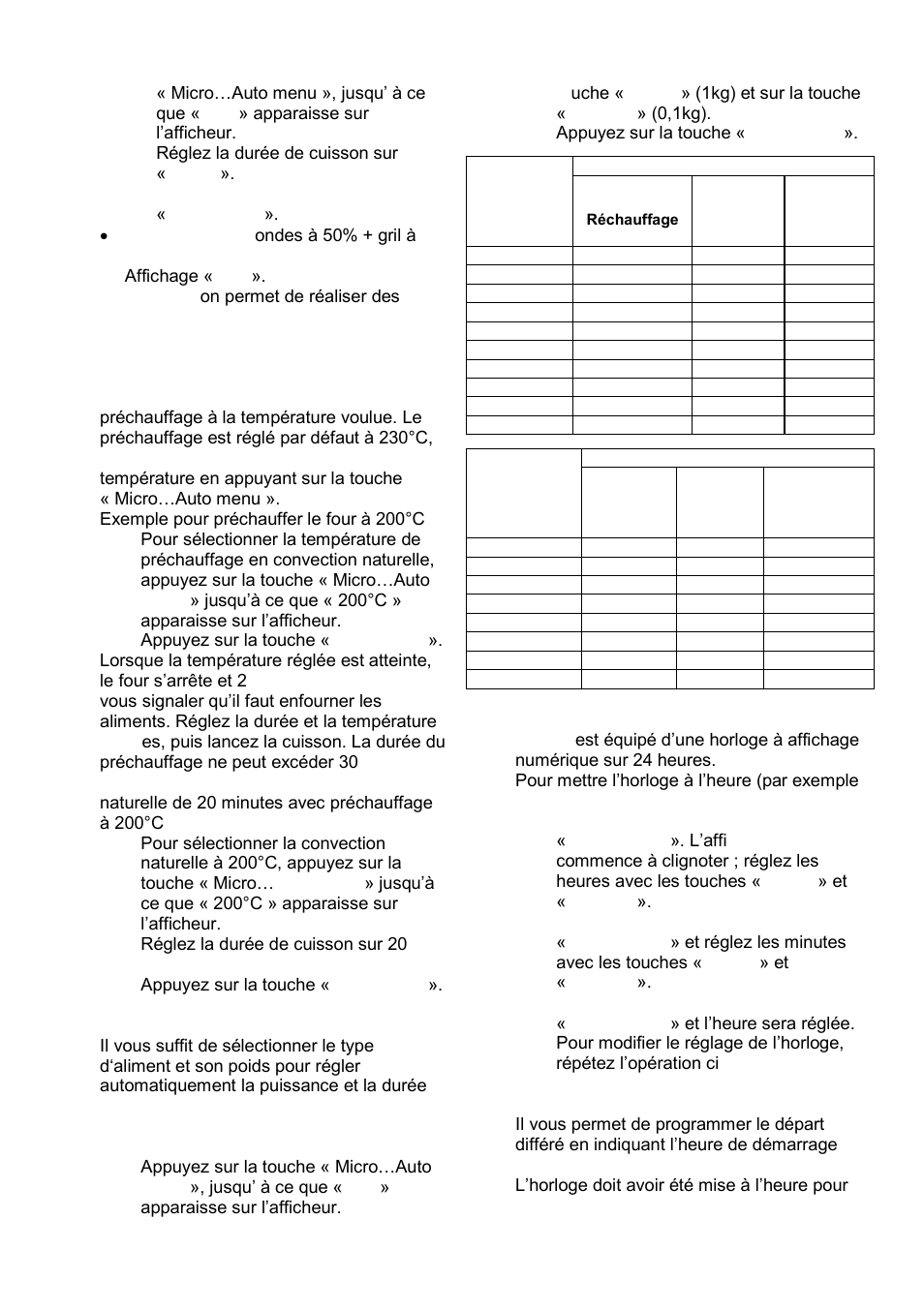 Cuisson automatique (auto menu), Horloge, Programmateur | Gorenje GMO-24 DCS User Manual | Page 55 / 177