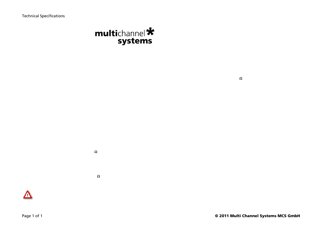 Multichannel Systems USB-MEA256-System User Manual | 1 page