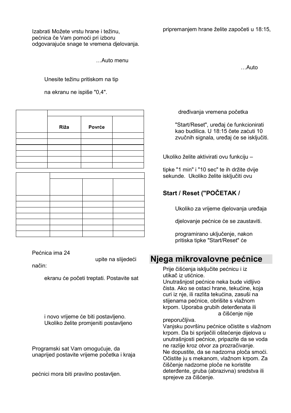 Njega mikrovalovne pećnice | Gorenje GMO-23 DGE User Manual | Page 15 / 168