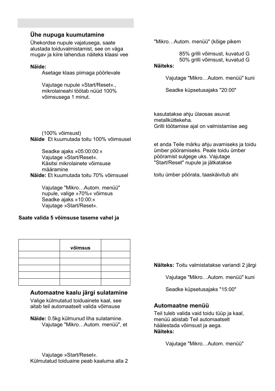 Kasutusjuhend | Gorenje GMO-23 DGE User Manual | Page 166 / 168