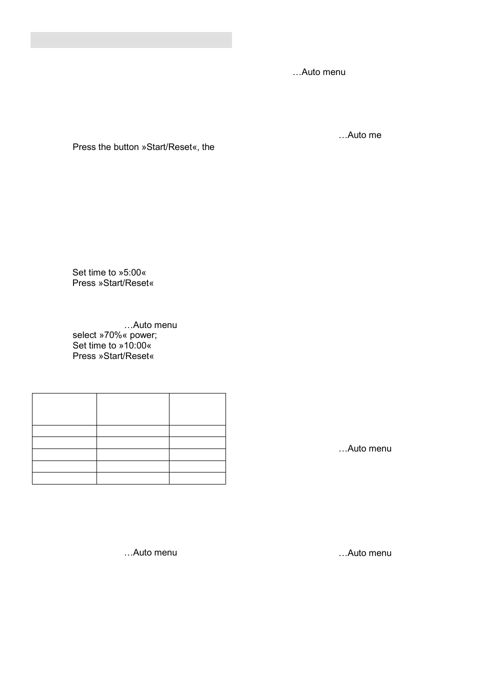 Operation instruction | Gorenje GMO-23 DGE User Manual | Page 36 / 168
