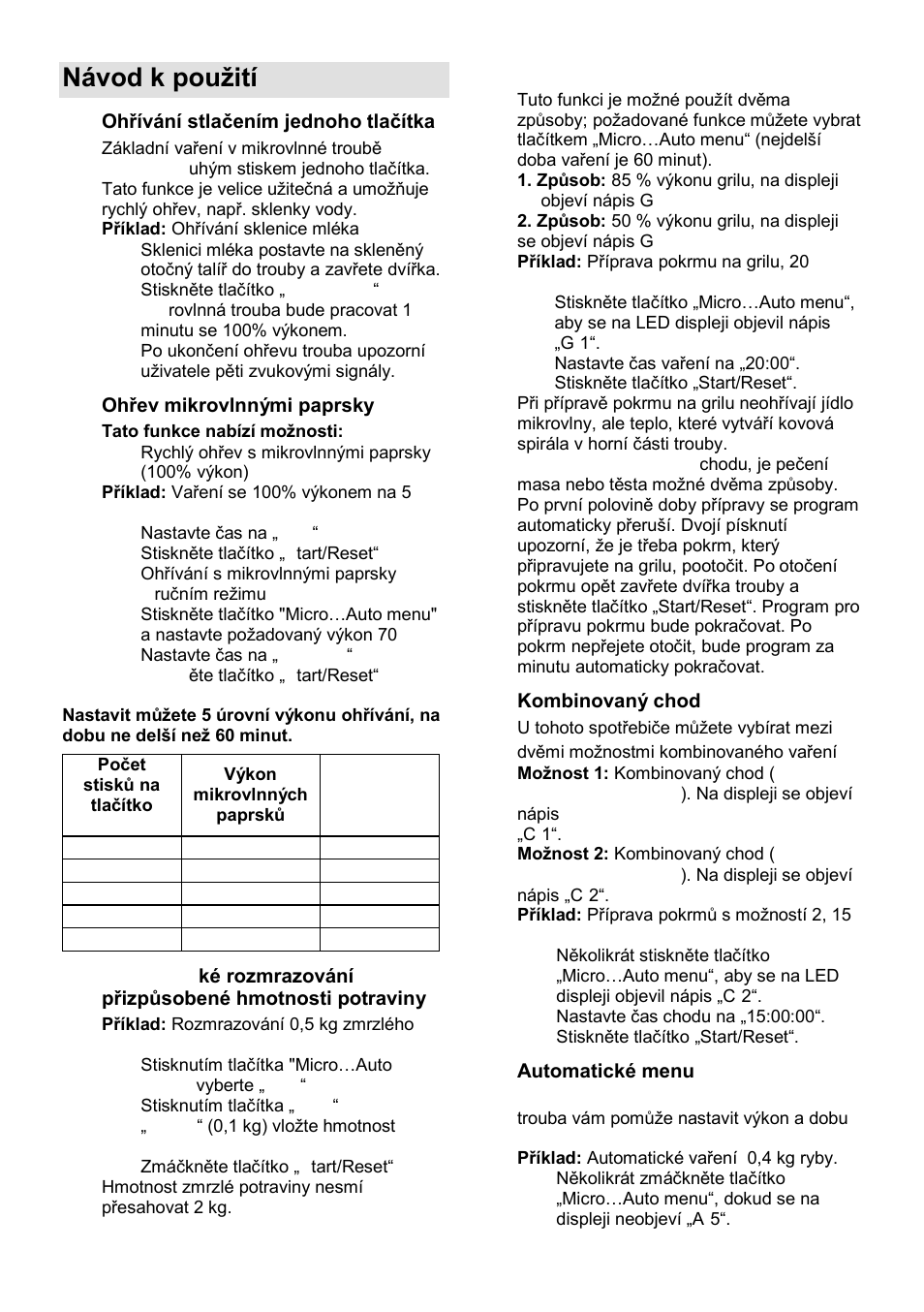 Návod k pouņití | Gorenje GMO-23 DGE User Manual | Page 95 / 168