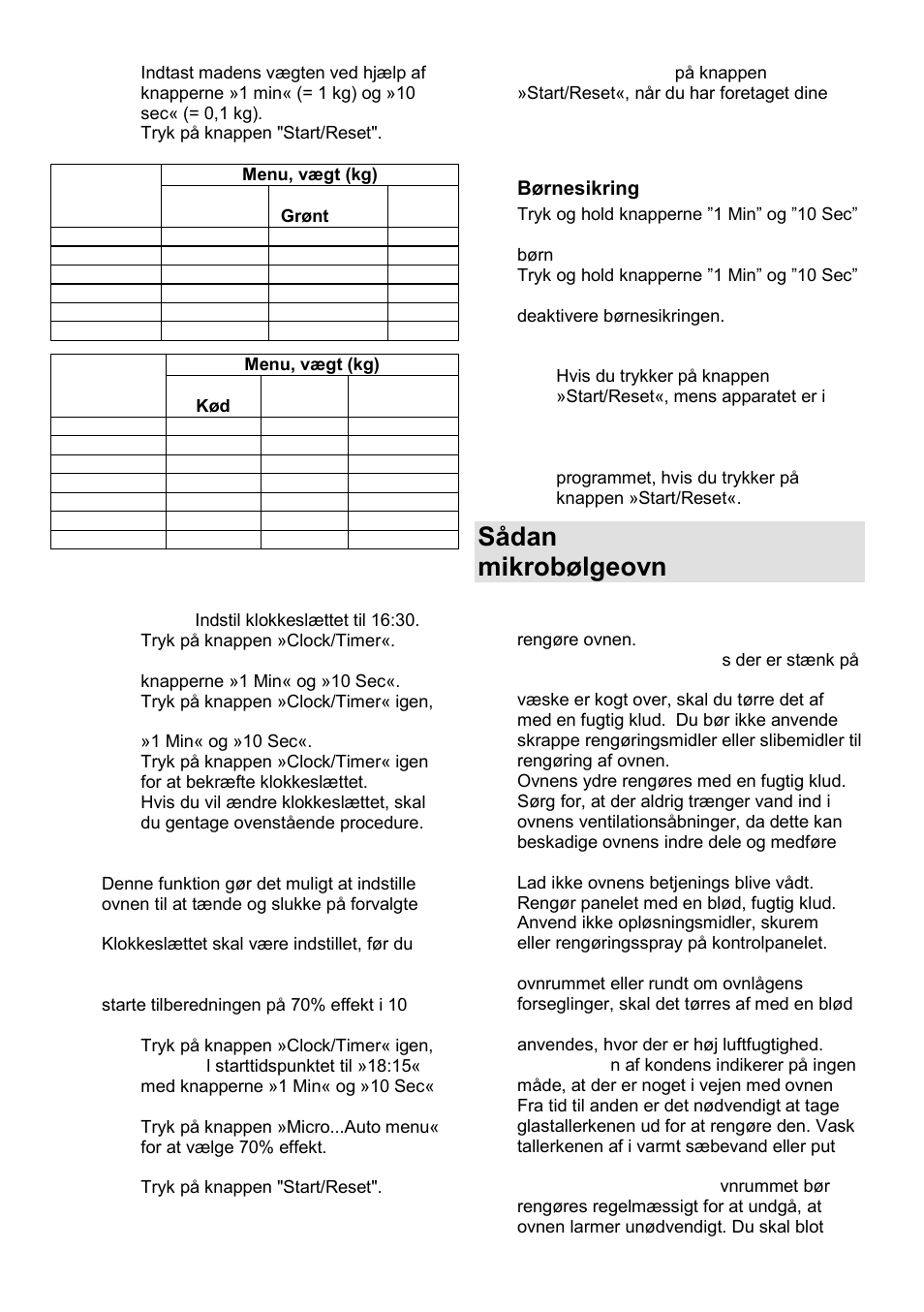 Sådan vedligeholder du din mikrobølgeovn | Gorenje GMO-25 DGE User Manual | Page 117 / 160