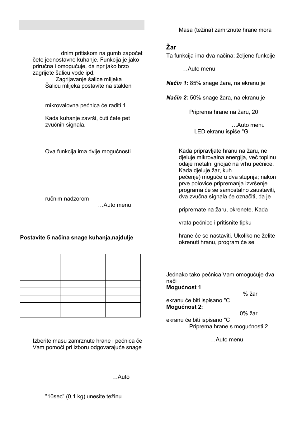 Uputstva za upravljanje | Gorenje GMO-25 DGE User Manual | Page 14 / 160