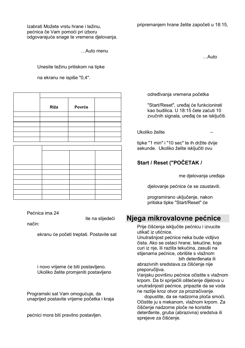 Njega mikrovalovne pećnice | Gorenje GMO-25 DGE User Manual | Page 15 / 160