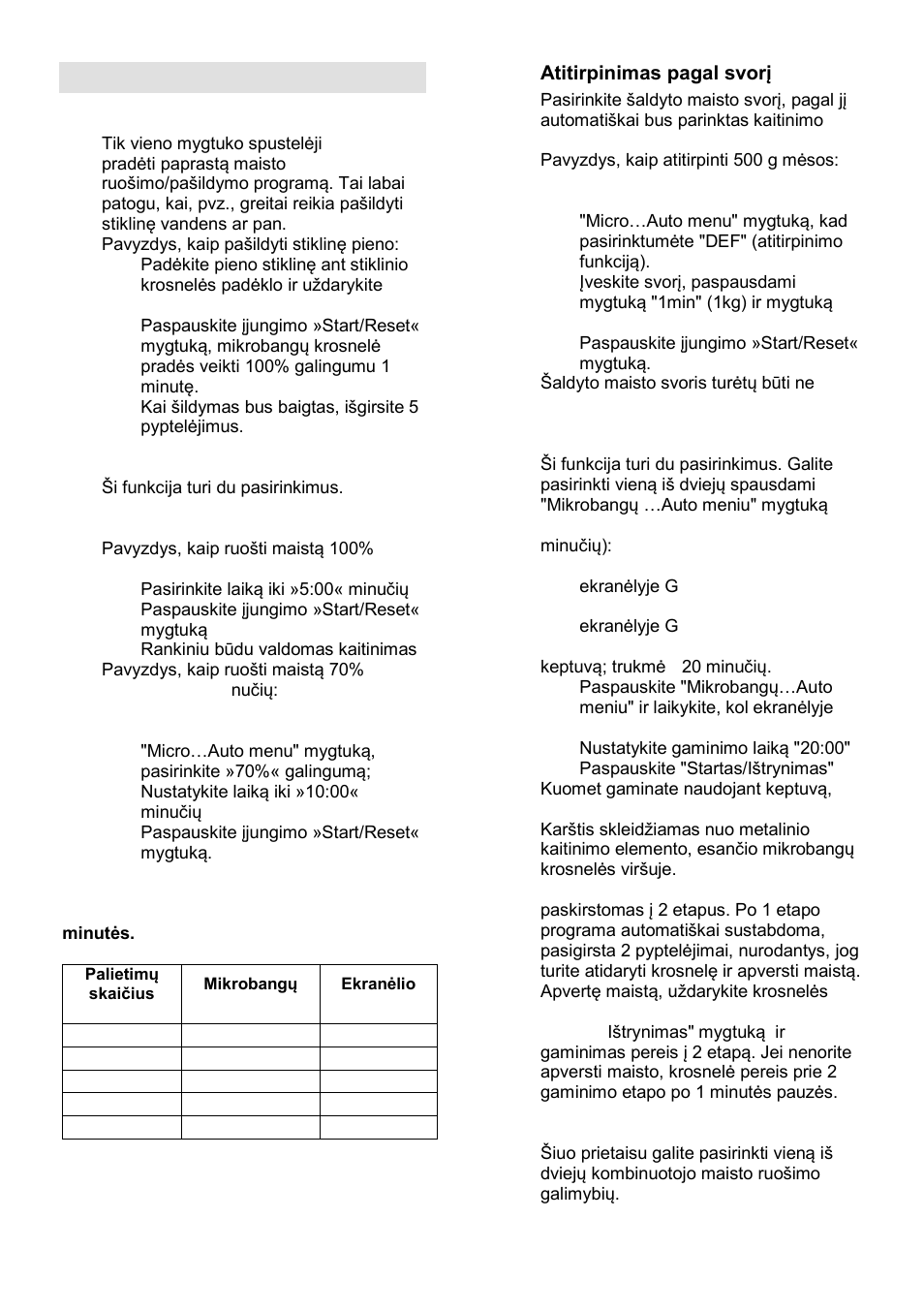 Operation instruction | Gorenje GMO-25 DGE User Manual | Page 151 / 160