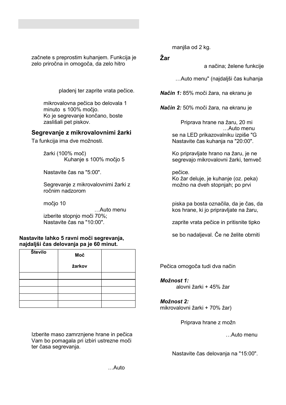 Navodila za upravljanje | Gorenje GMO-25 DGE User Manual | Page 7 / 160