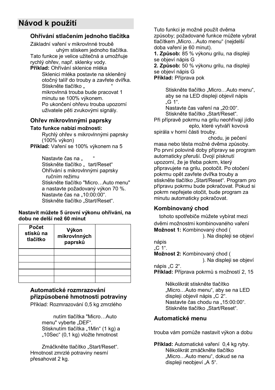 Návod k pouņití | Gorenje GMO-25 DGE User Manual | Page 87 / 160