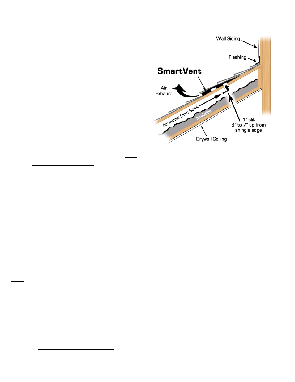 Martvent by dci, Off wall shed roof application | DCI Products SmartVent User Manual | Page 5 / 8