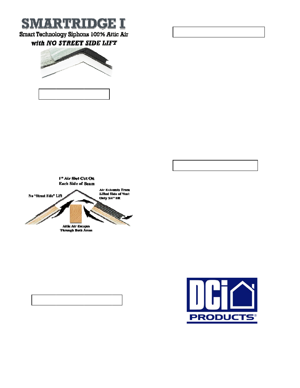 DCI Products SmartRidge I User Manual | Page 2 / 4