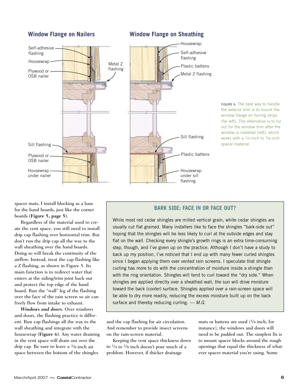 Bark side: face in or face out | DCI Products RafterVent User Manual | Page 6 / 7