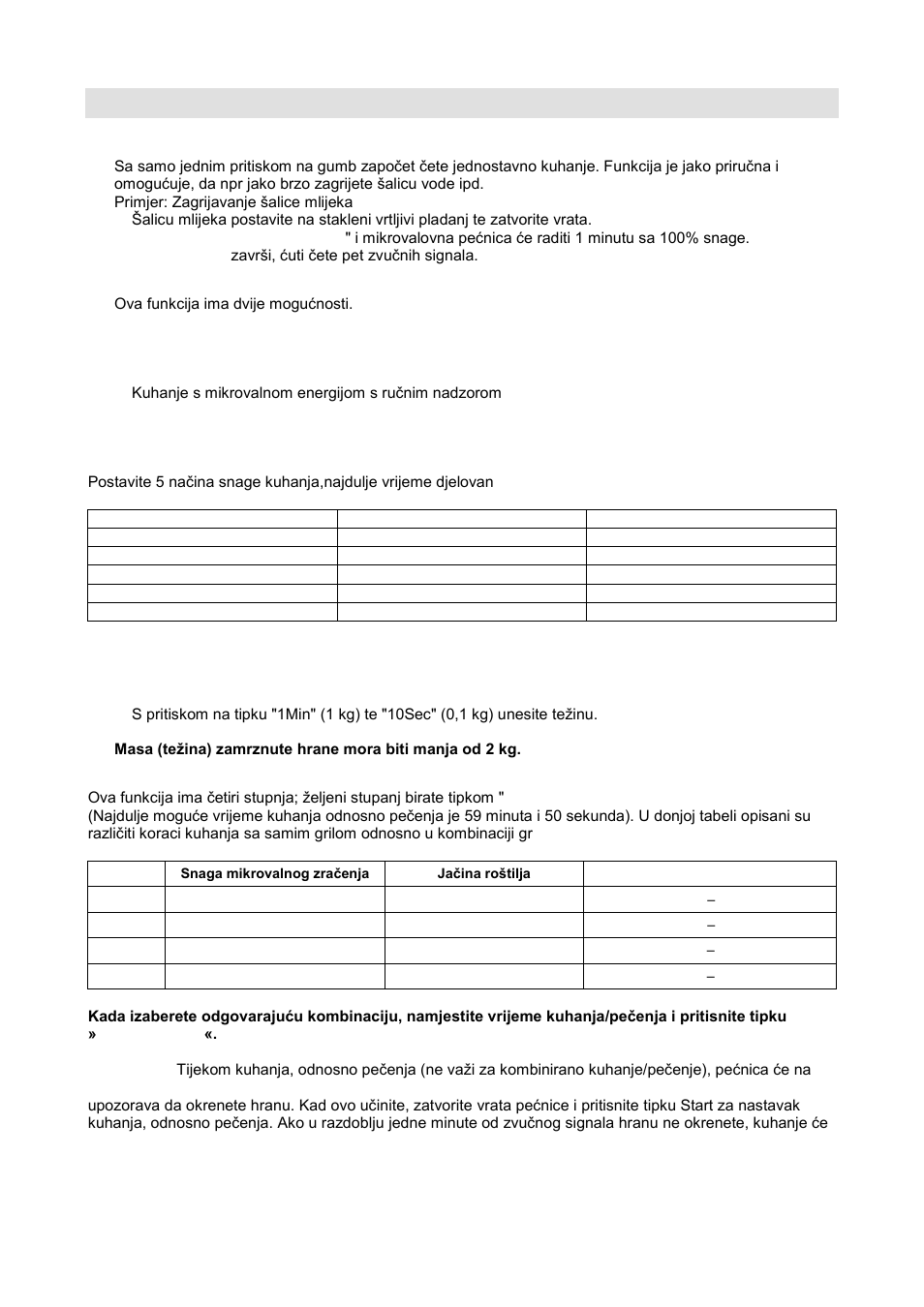 Uputstva za upravljanje | Gorenje GMO-20 DGW User Manual | Page 14 / 148