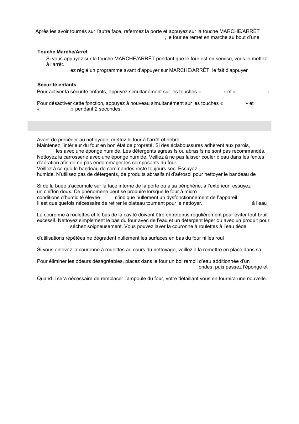 Entretien et nettoyage | Gorenje GMO-20 DGW User Manual | Page 47 / 148