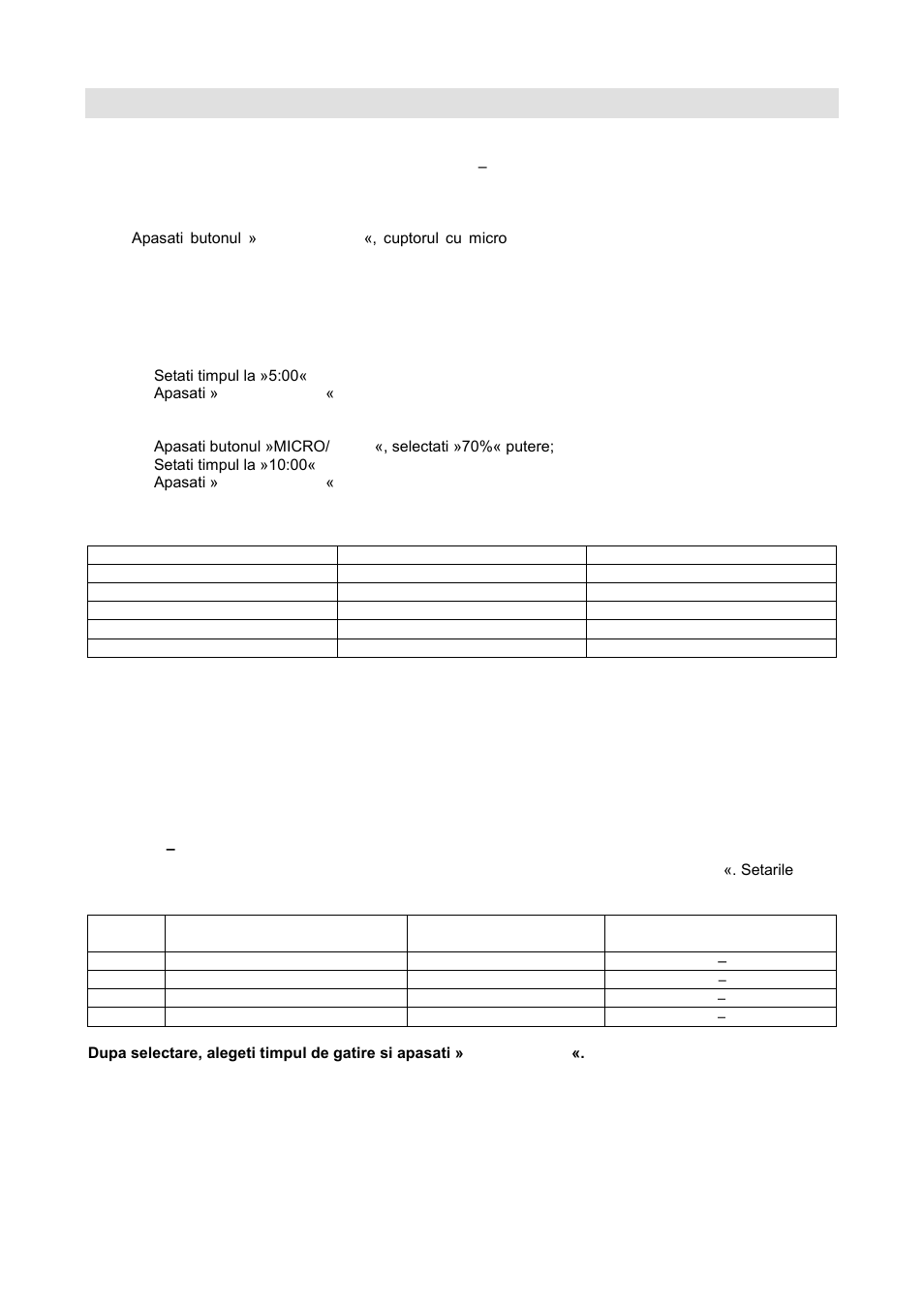 Instructiuni de funtionare | Gorenje GMO-20 DGW User Manual | Page 67 / 148