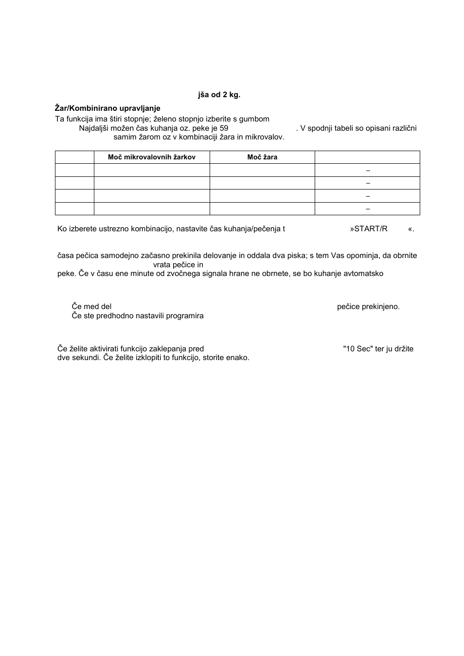 Gorenje GMO-20 DGW User Manual | Page 8 / 148