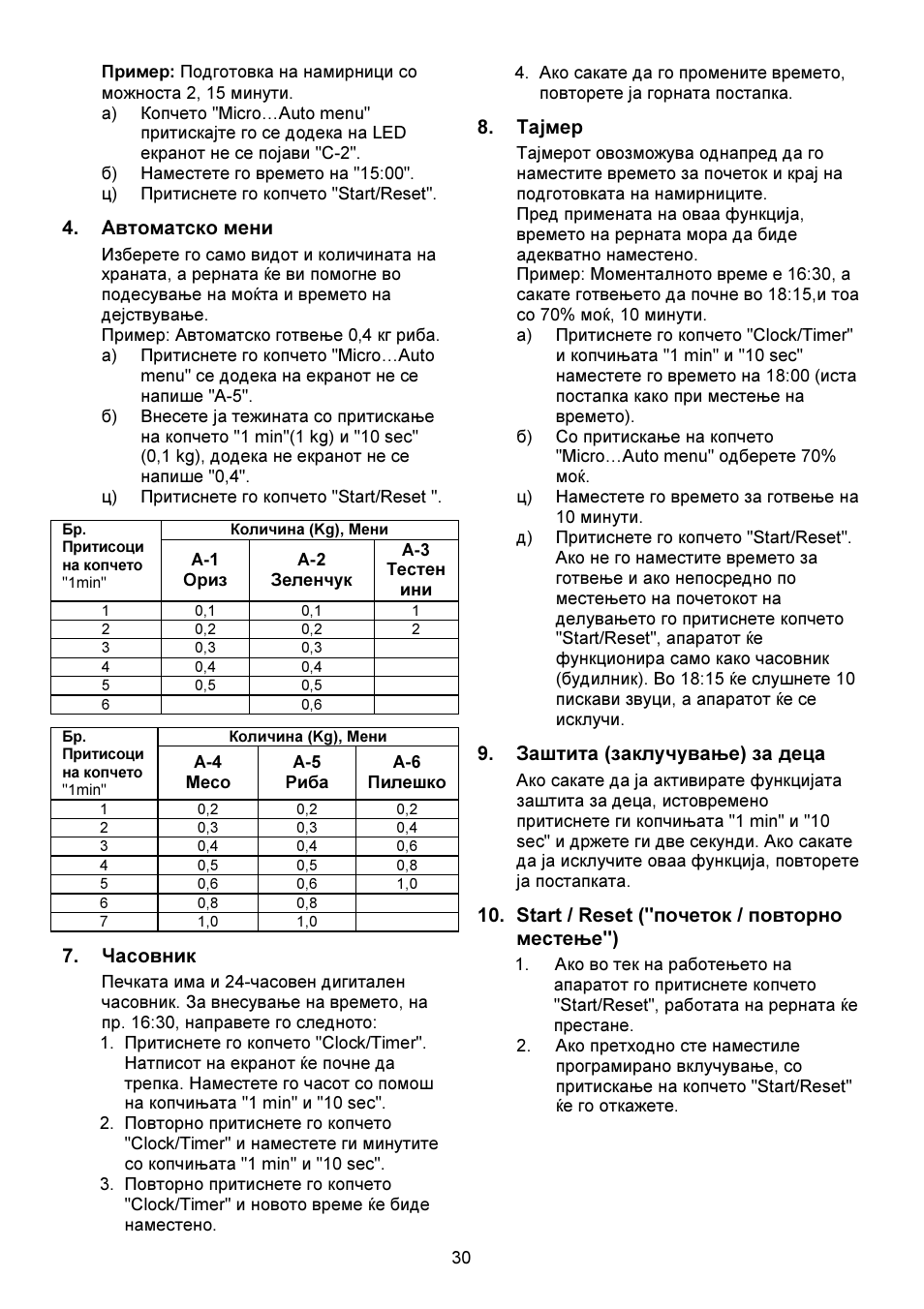 Gorenje GMO-23 DGW User Manual | Page 30 / 160