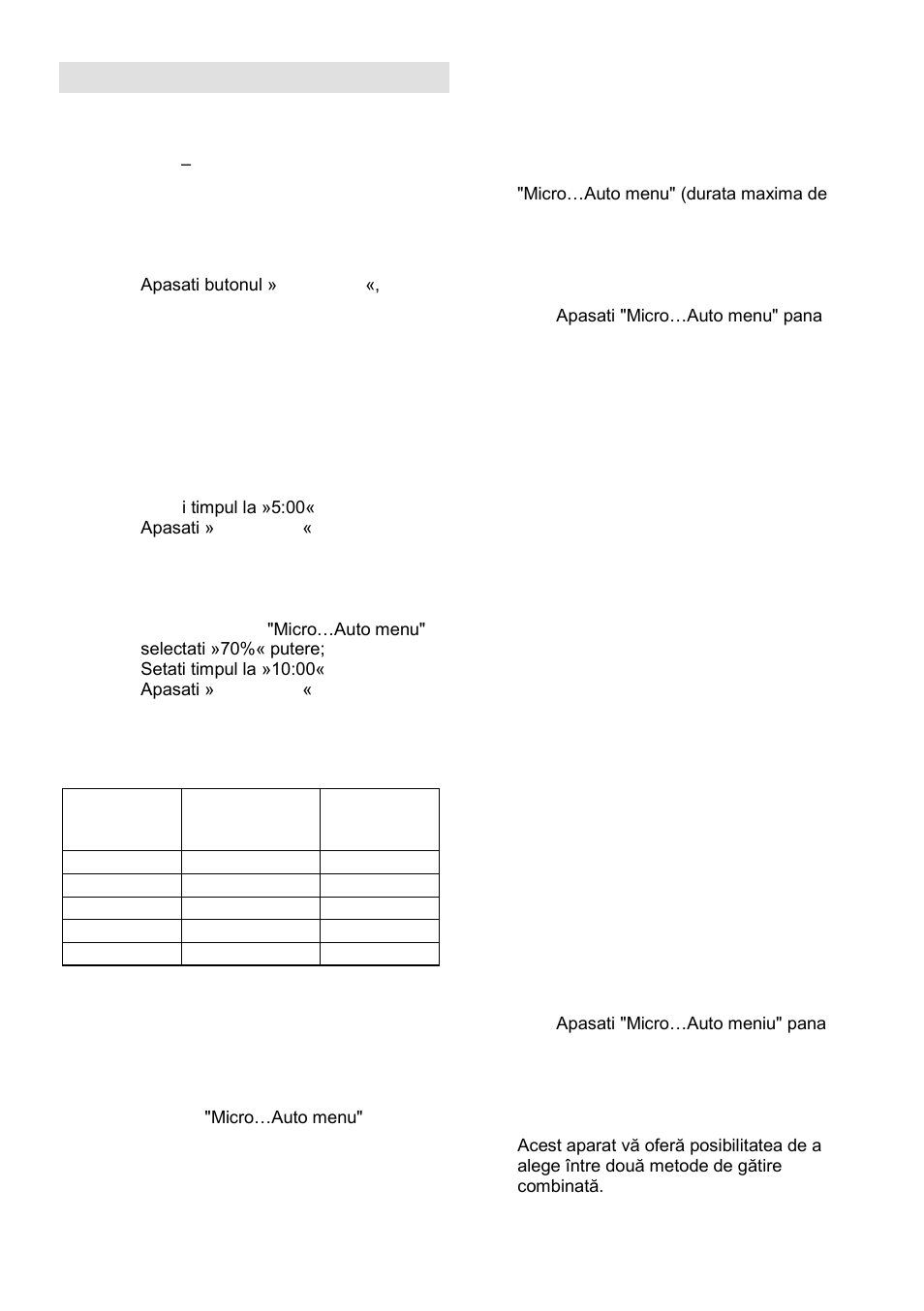 Instructiuni de funtionare | Gorenje GMO-23 DGB User Manual | Page 74 / 168