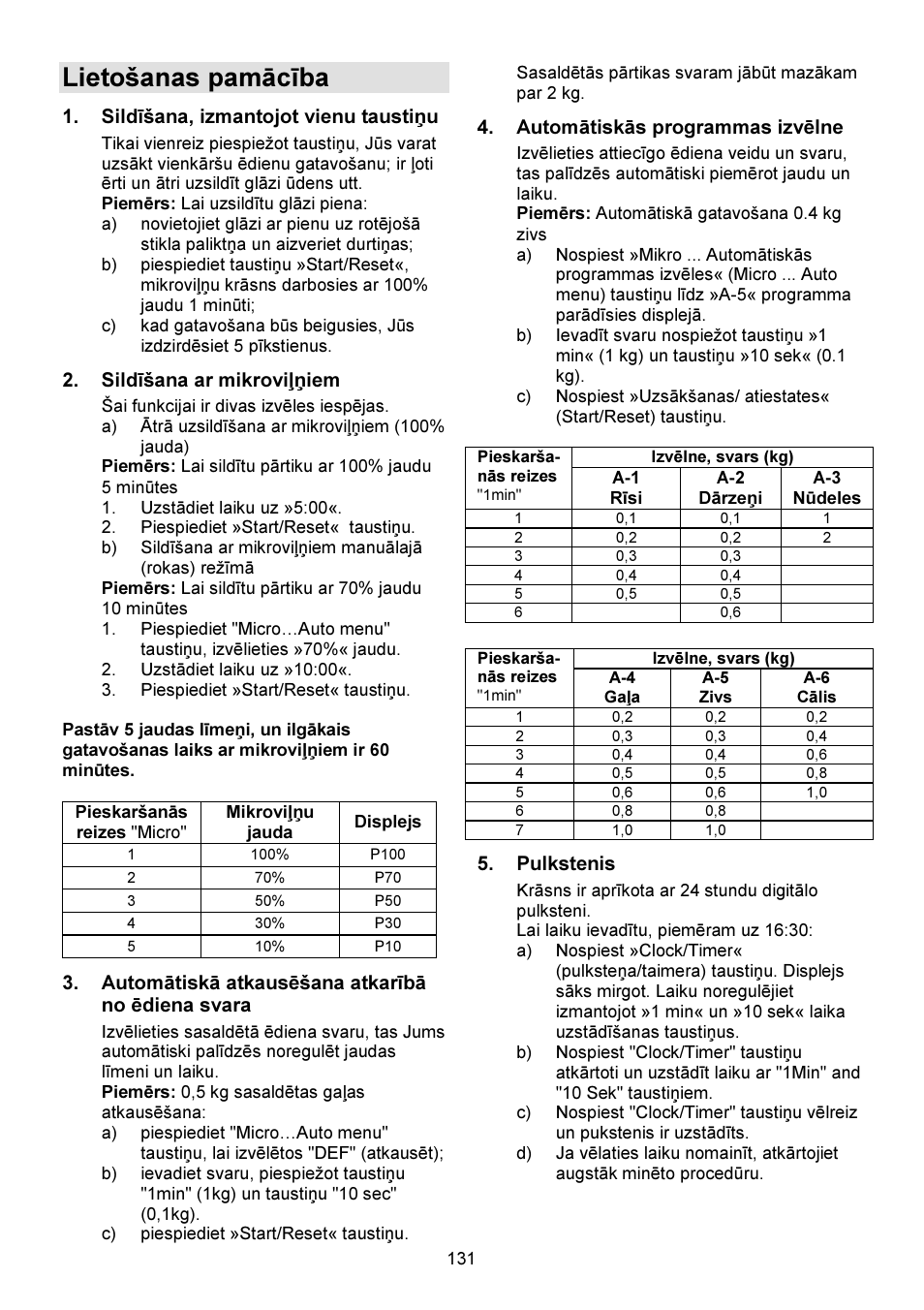 Lietošanas pamācība | Gorenje GMO-23 DW User Manual | Page 131 / 144