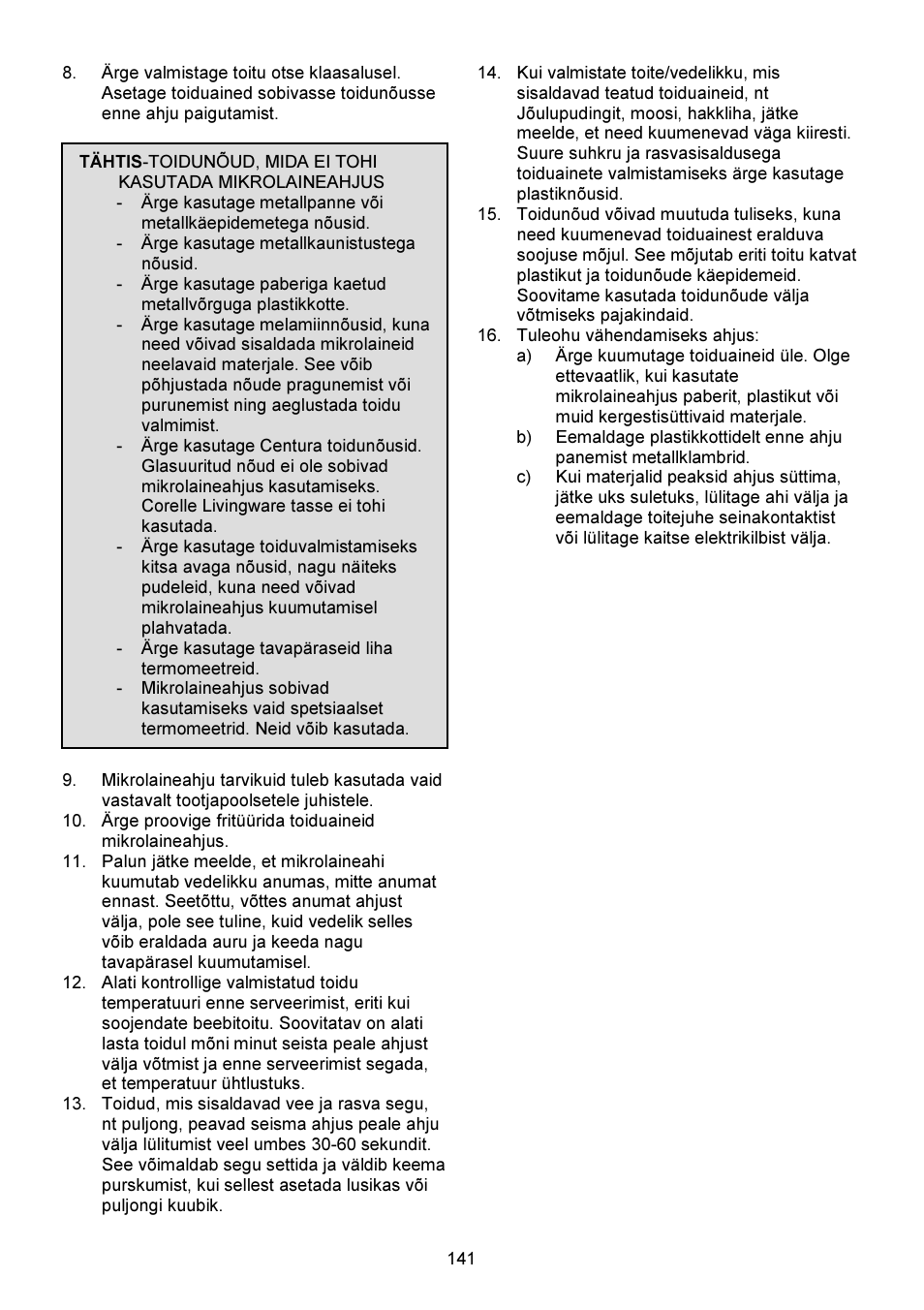 Gorenje GMO-23 DW User Manual | Page 141 / 144