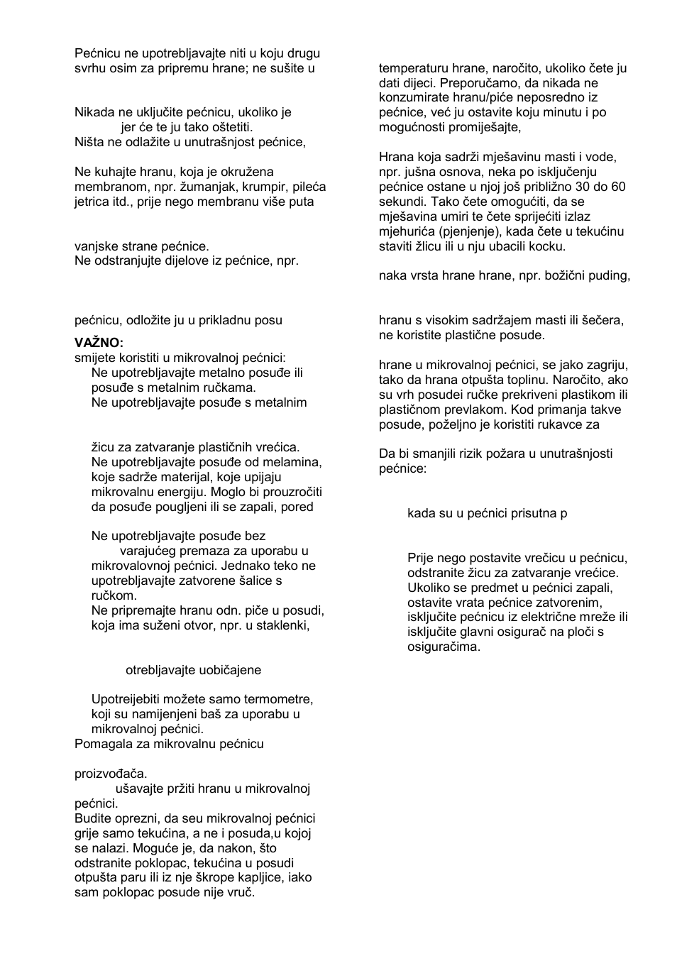 Gorenje GMO-23 A User Manual | Page 12 / 169