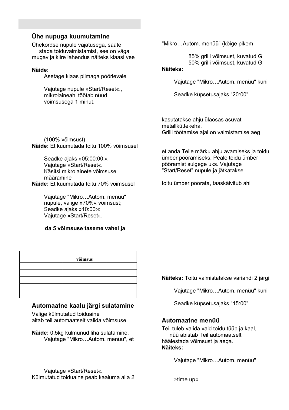 Kasutusjuhend | Gorenje GMO-23 A User Manual | Page 160 / 169
