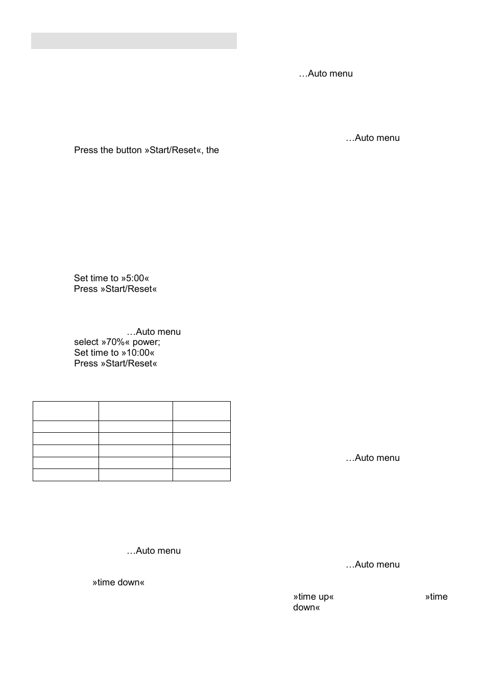 Operation instruction | Gorenje GMO-23 A User Manual | Page 36 / 169