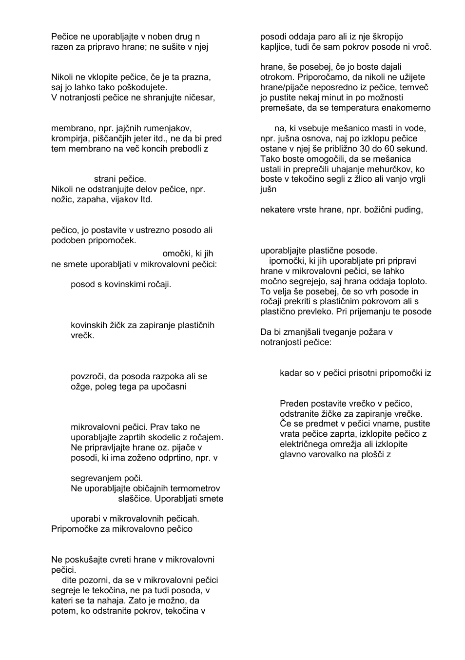 Gorenje GMO-23 A User Manual | Page 5 / 169