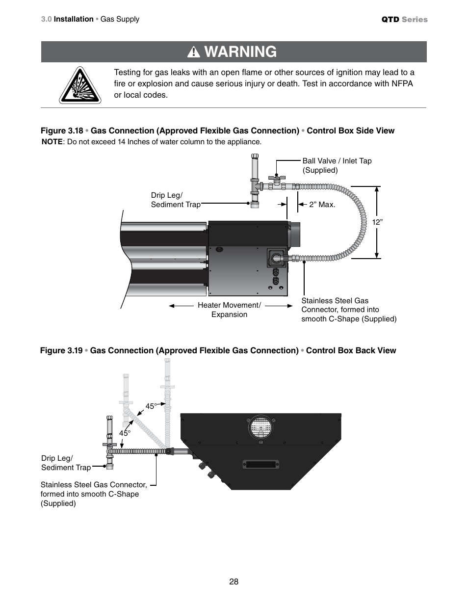 Warning | Detroit Radiant Products Company QTD Series User Manual | Page 28 / 44