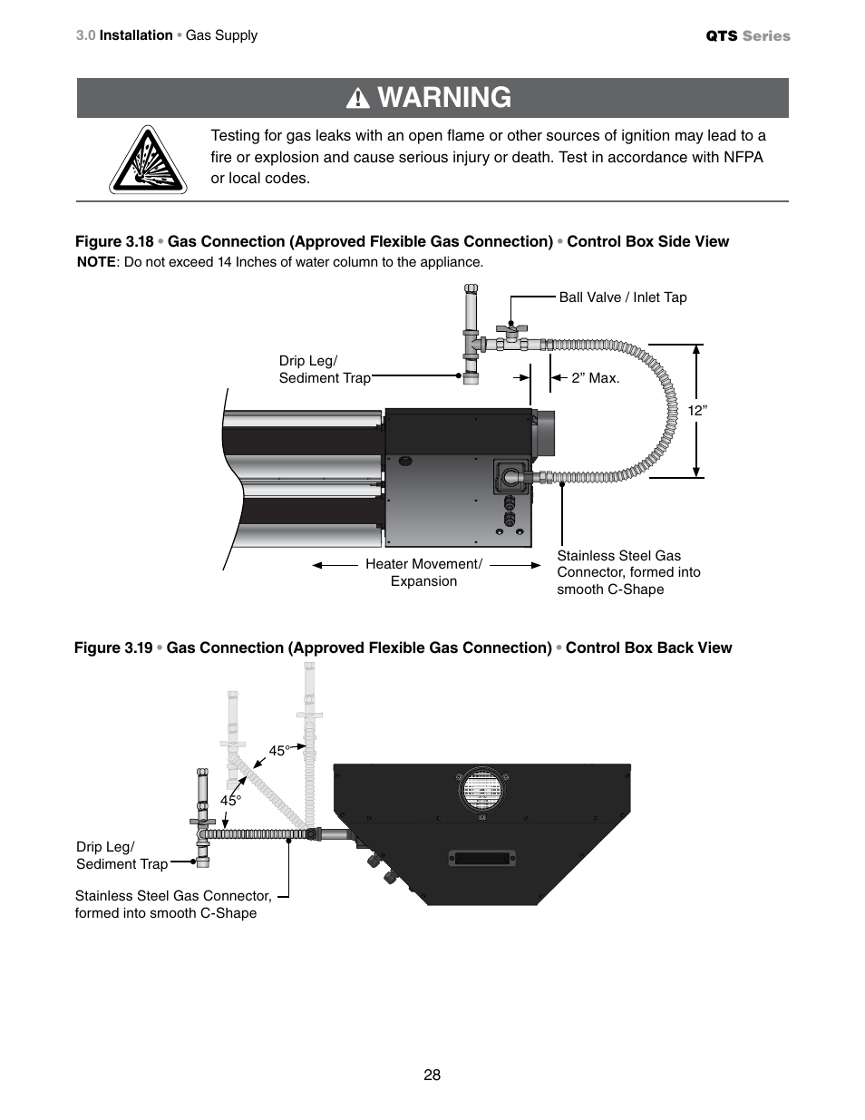 Warning | Detroit Radiant Products Company QTS Series User Manual | Page 28 / 44