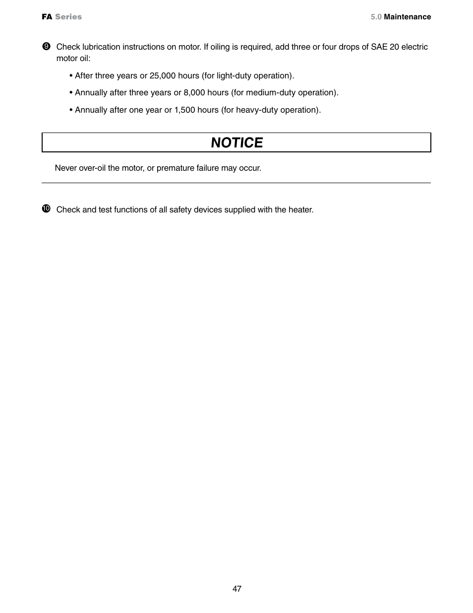 Notice | Detroit Radiant Products Company FA Series User Manual | Page 47 / 56