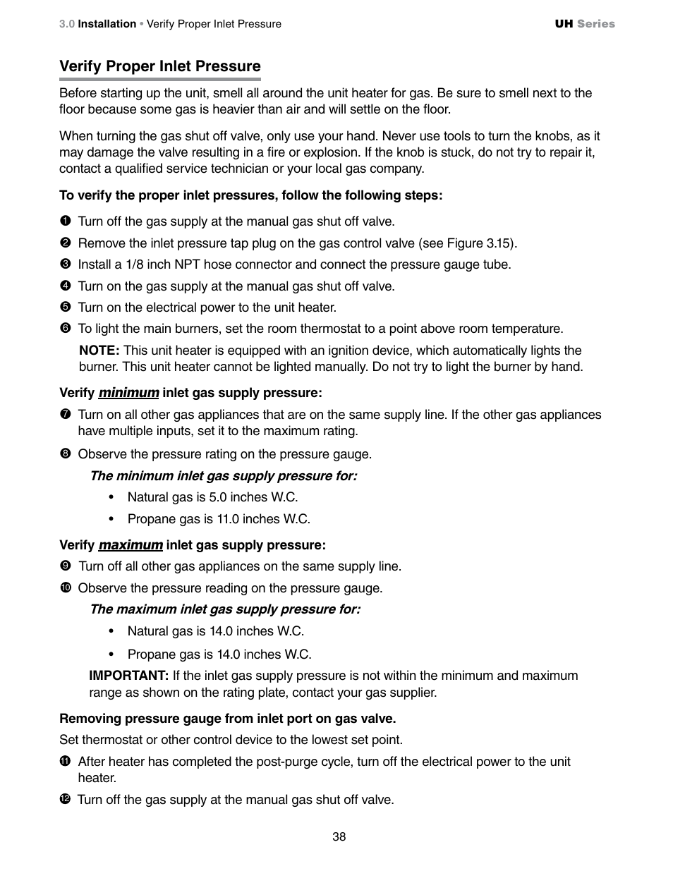 Detroit Radiant Products Company UH Series User Manual | Page 38 / 56