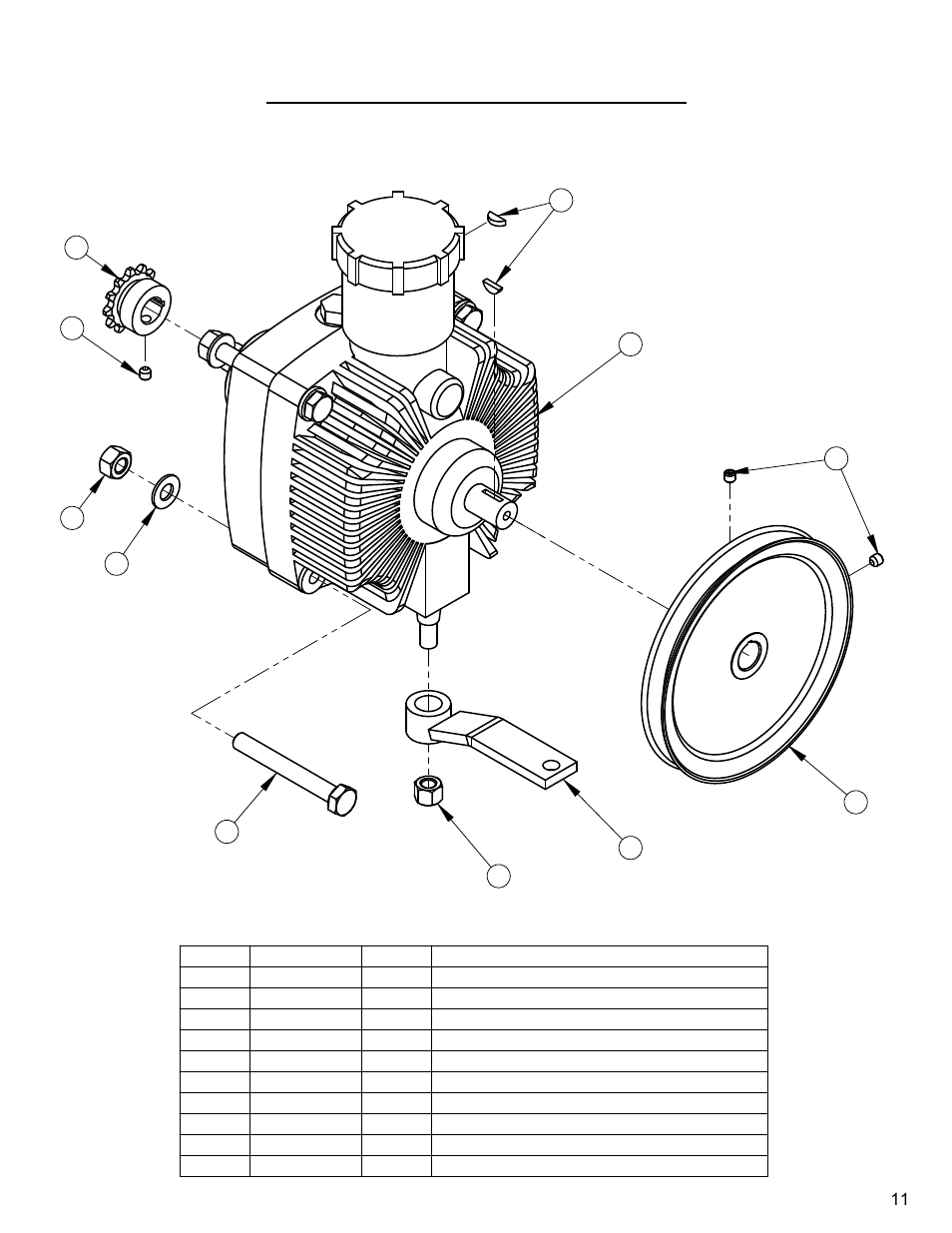 Eaton transmission assembly | Diamond Products CG-1 Mini Groover User Manual | Page 11 / 32