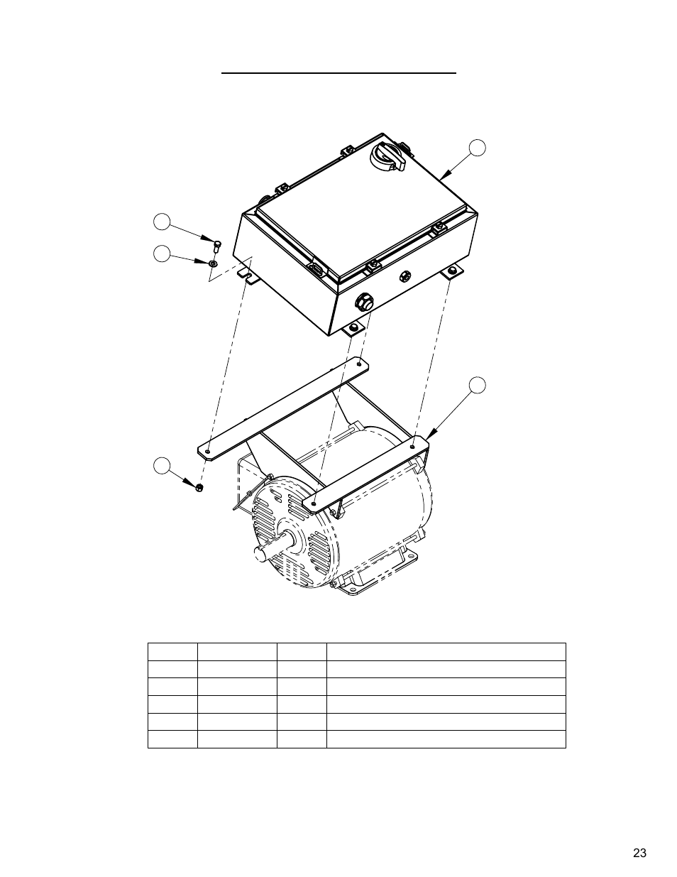 Starter box assembly, Starter, Assembly | Diamond Products CG-1 Mini Groover User Manual | Page 23 / 32