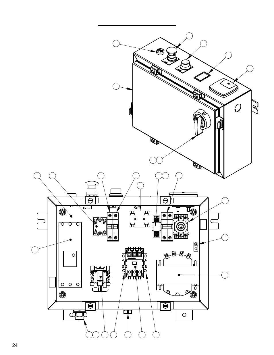 Starter box unit, Starter, Unit | Diamond Products CG-1 Mini Groover User Manual | Page 24 / 32