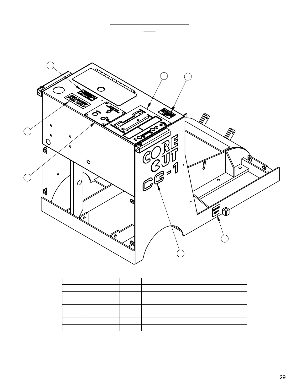 Decals, Decal, Kits | Diamond Products CG-1 Mini Groover User Manual | Page 29 / 32