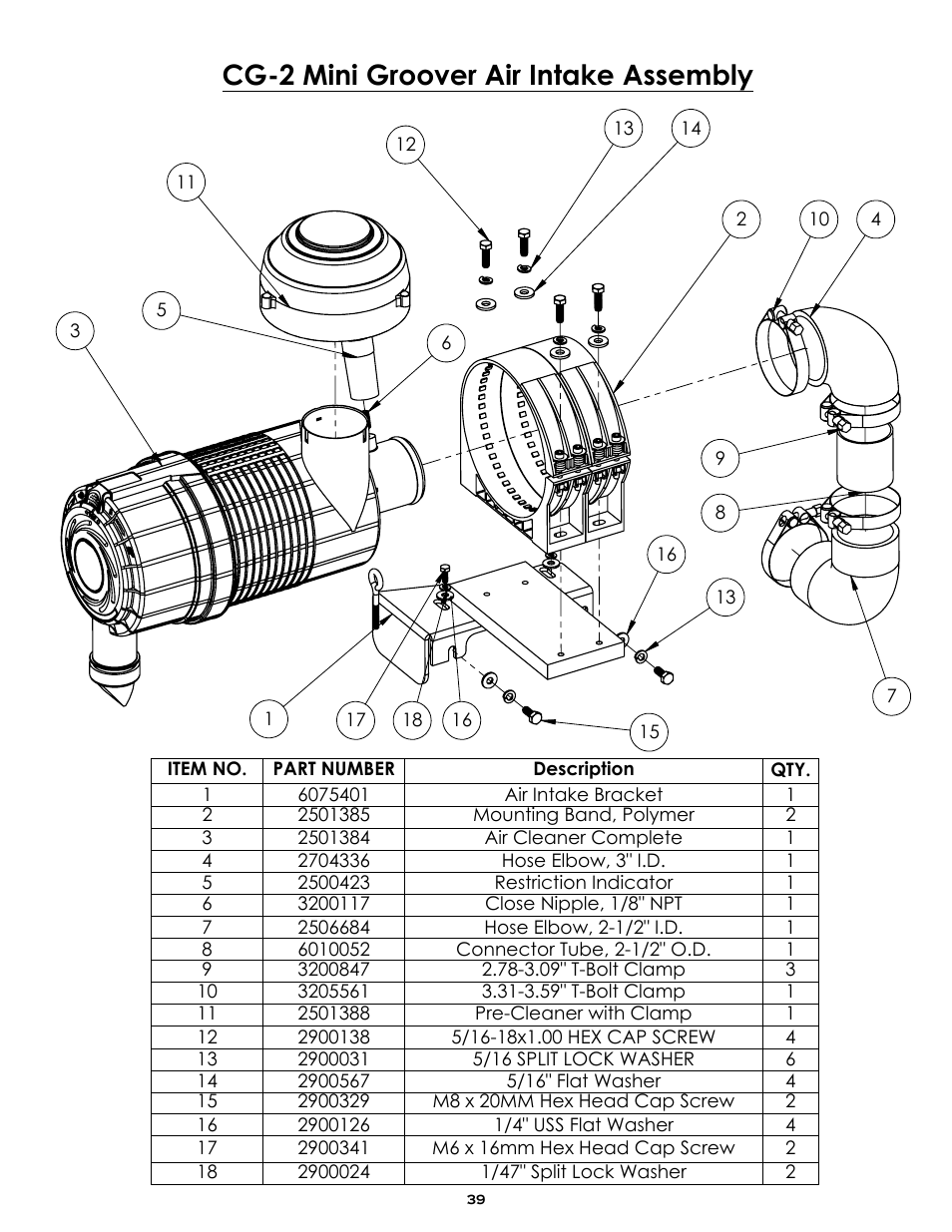 Cg-2 air intake assembly, Sheet1, Drawing view10 | Cg-2 mini groover air intake assembly | Diamond Products CG-2 Mini Groover User Manual | Page 41 / 56
