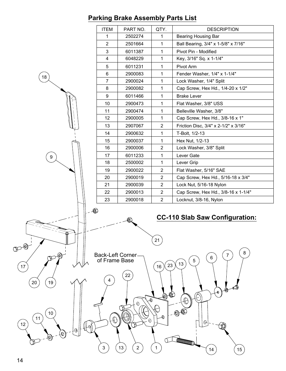 Diamond Products CC110D-SS User Manual | Page 14 / 40