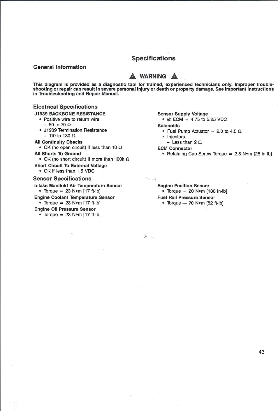 Diamond Products CC110D-DC User Manual | Page 43 / 44