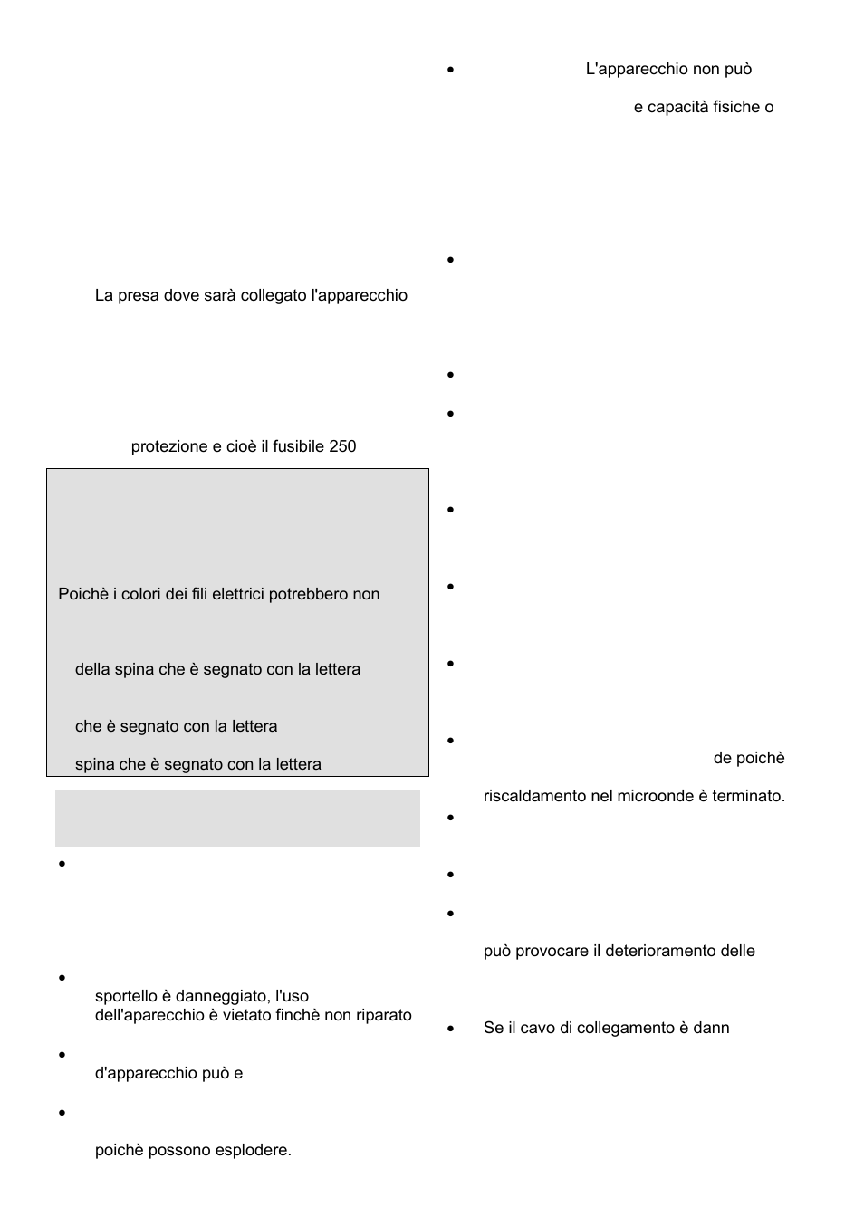 Importanti istruzioni di sicurezza | Gorenje GMO-23 Ora Ito W User Manual | Page 114 / 175