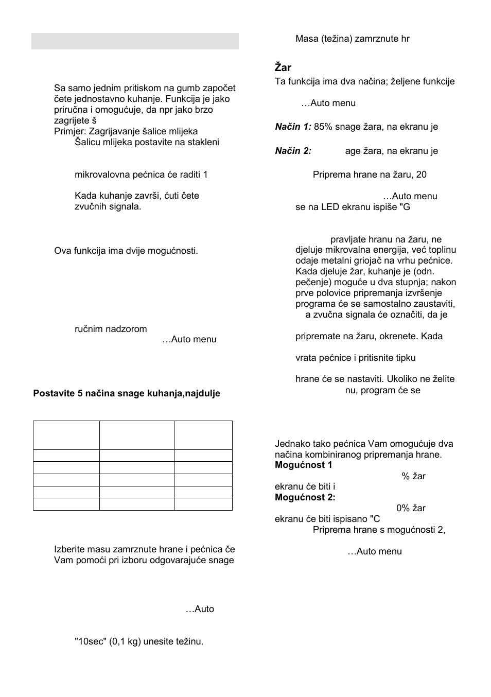 Uputstva za upravljanje | Gorenje GMO-23 Ora Ito W User Manual | Page 14 / 175