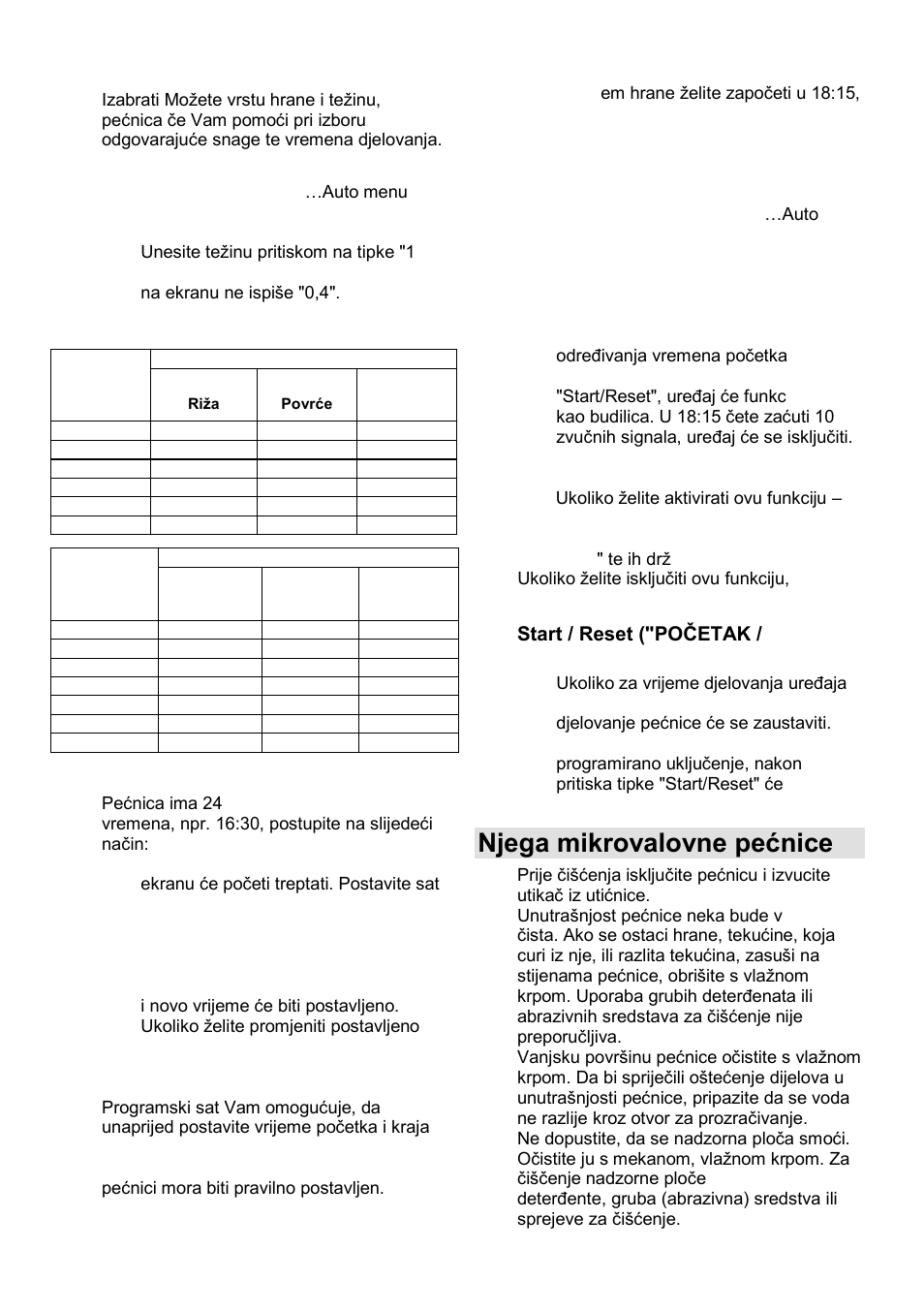 Njega mikrovalovne pećnice | Gorenje GMO-23 Ora Ito W User Manual | Page 15 / 175