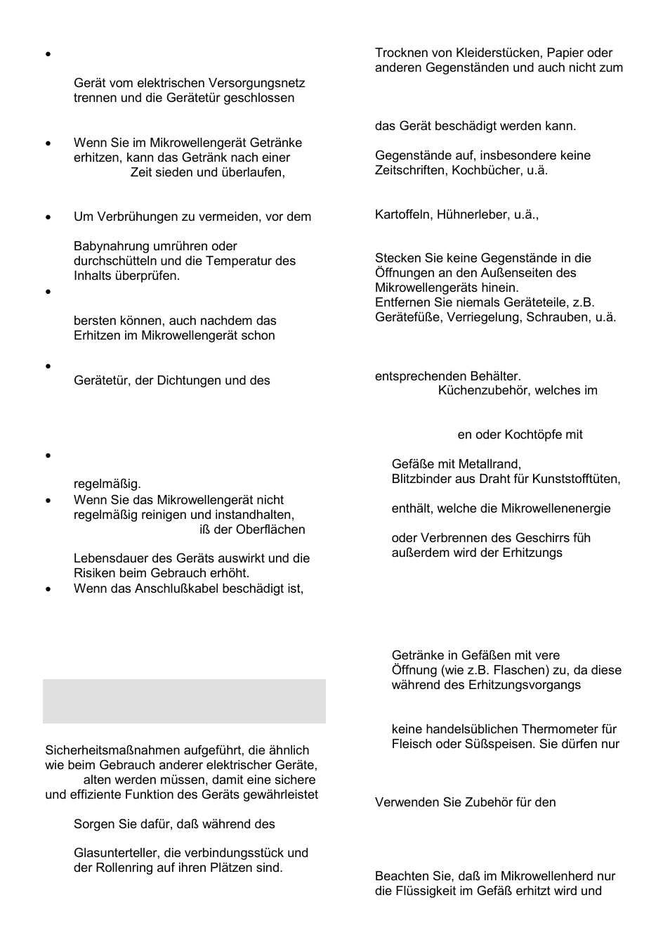 Allgemeine sicherheitshinweise | Gorenje GMO-23 Ora Ito W User Manual | Page 41 / 175