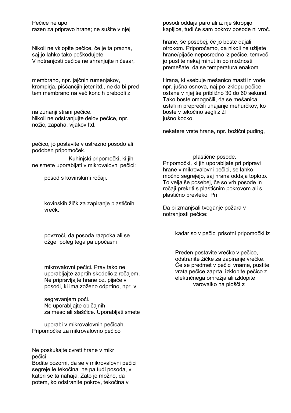 Gorenje GMO-23 Ora Ito W User Manual | Page 5 / 175