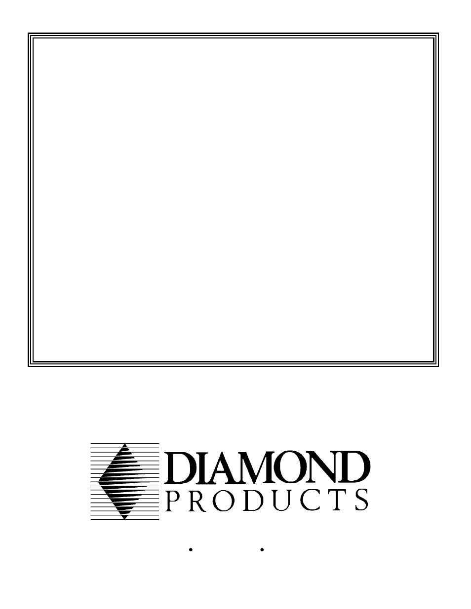 Warranty, Warranty………………..………………………………………………… 24, Equipment and parts warranty | Diamond Products CC1300XL (Gas) User Manual | Page 24 / 24